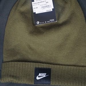 nike olive beanie